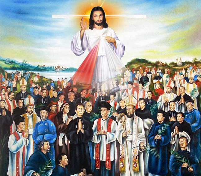 Thứ Tư 24/11/2021 – CÁC THÁNH TỬ ĐẠO VIỆT NAM. Bổn mạng Giáo Hội Việt Nam. – Làm chứng cho Chúa Giêsu.
