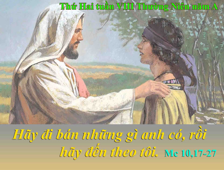 Suy niệm 28/05/2018 – Thứ Hai tuần 8 thường niên: Điều kiện theo Chúa.