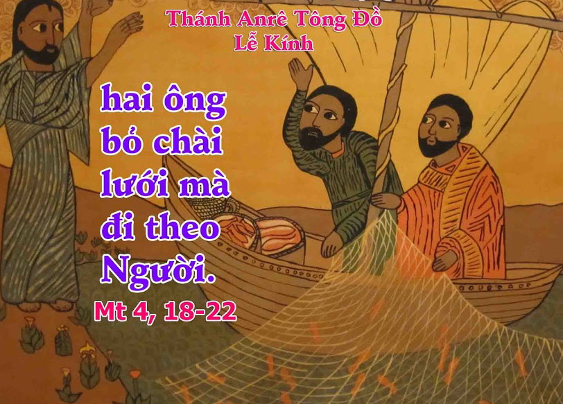 Suy niệm 30/11/2018 – Thứ Sáu tuần 34 thường niên: THÁNH ANRÊ, TÔNG ĐỒ. Lễ kính.