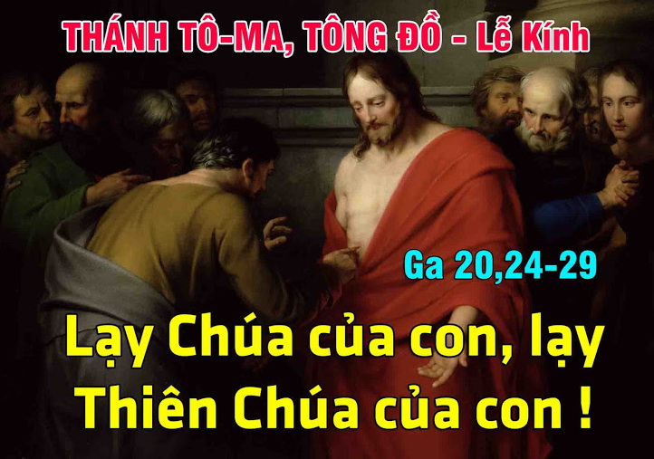 Suy niệm 03/07/2019 – Thứ tư tuần 13 thường niên: Thánh TÔMA, TÔNG ĐỒ. Lễ kính. – Con đường theo Chúa.