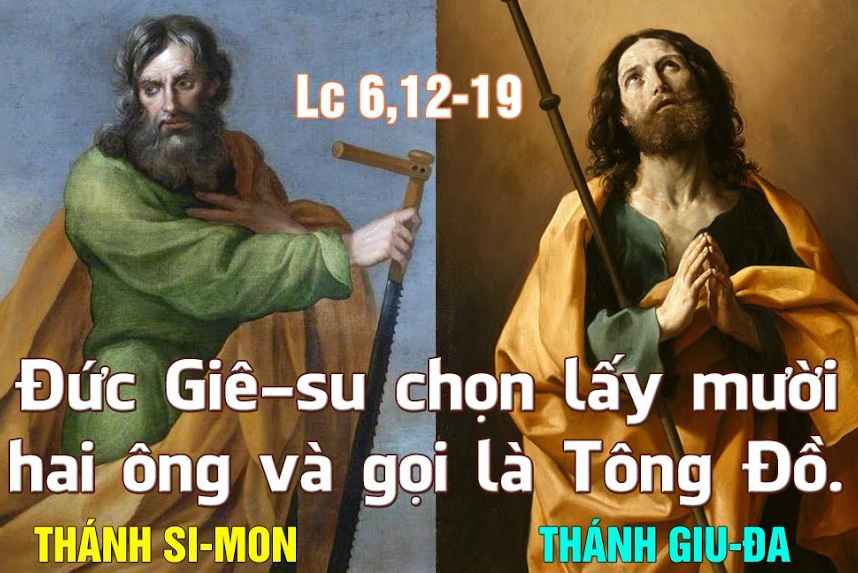 Suy niệm 28/10/2019 – Thứ Hai tuần 30 thường niên: THÁNH SIMON VÀ THÁNH GIUĐA TÔNG ĐỒ. Lễ kính.