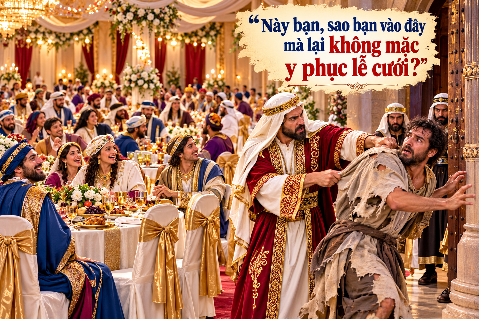 TIỆC CƯỚI NƯỚC TRỜI VÀ CHIẾC ÁO CỦA SỰ ĐỔI MỚI