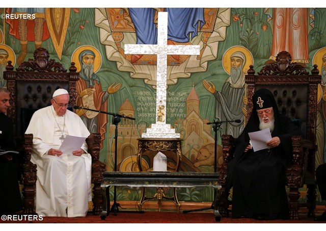 Diễn Văn của Đức Giáo Hoàng Phanxicô trong cuộc gặp gỡ Thượng Phụ Chính Thống Ilia II tại Georgia