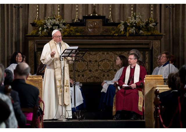 Đức Thánh Cha kêu gọi bỏ thành kiến giữa Công Giáo - Tin Lành